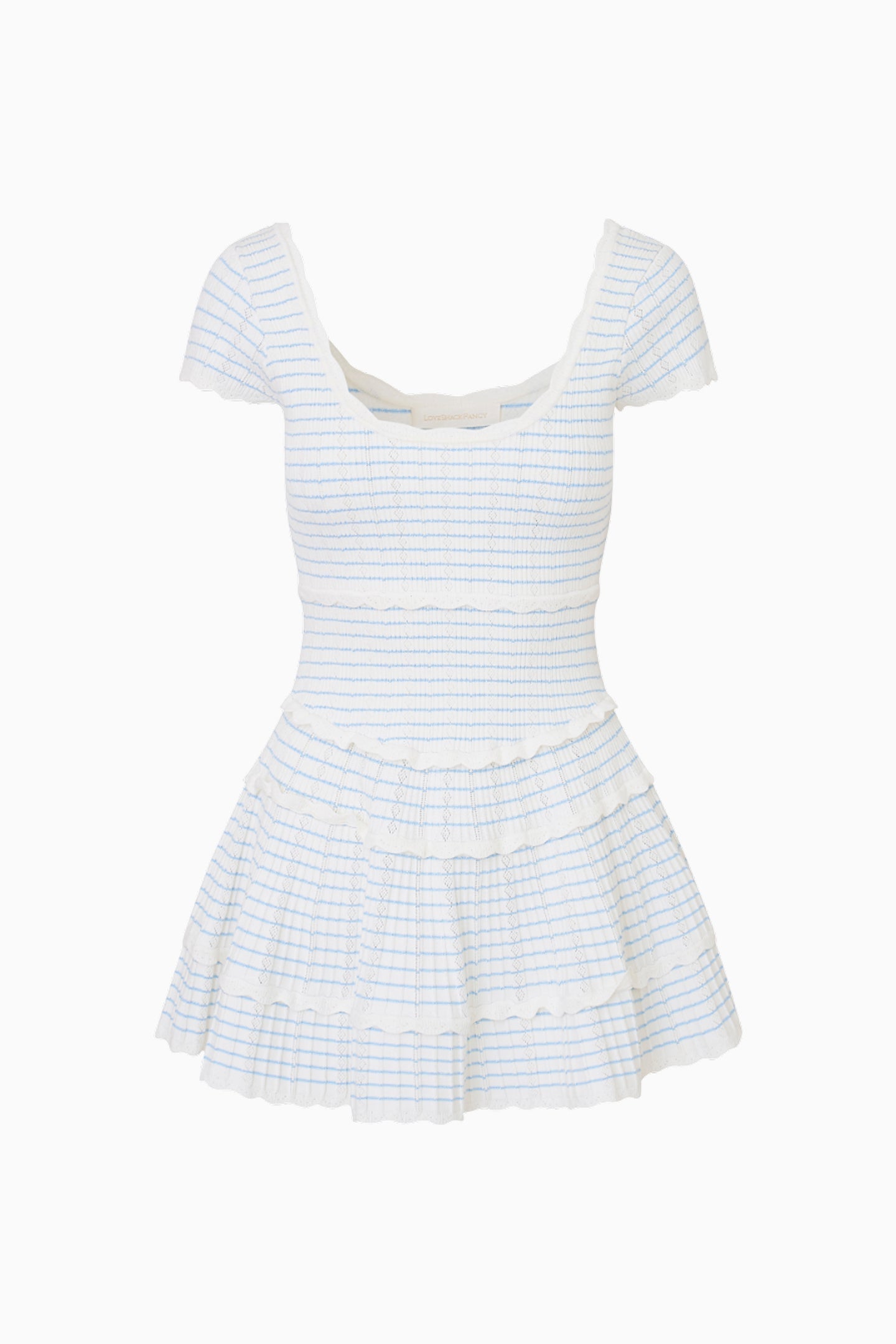 Striped Flare Mini Dress